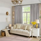 Light Gray Velvet Curtains