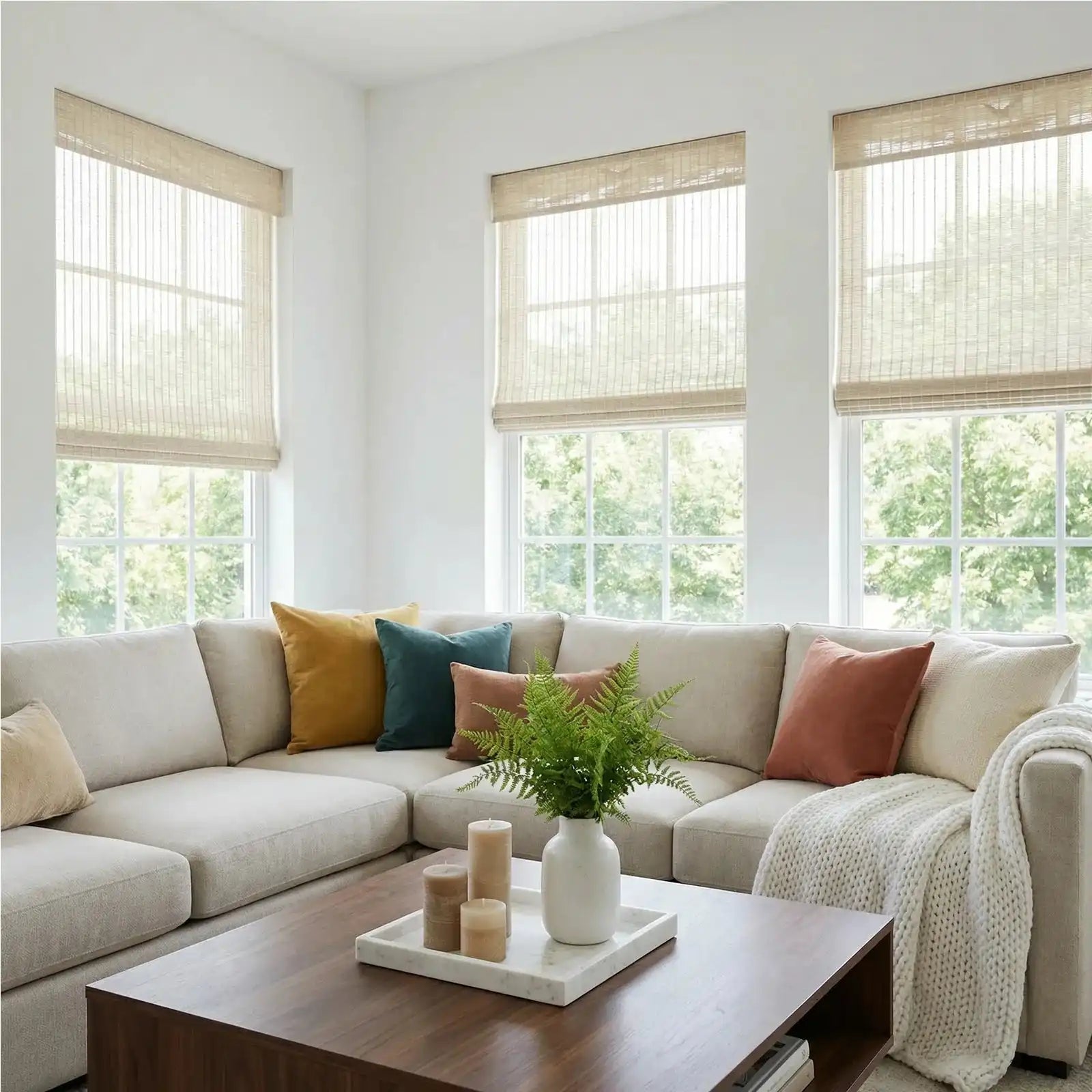 Kane Ramie Texture Wood Shades