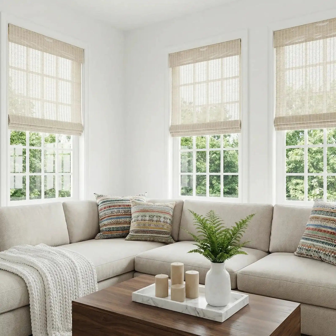 Kane Ramie Texture Wood Shades