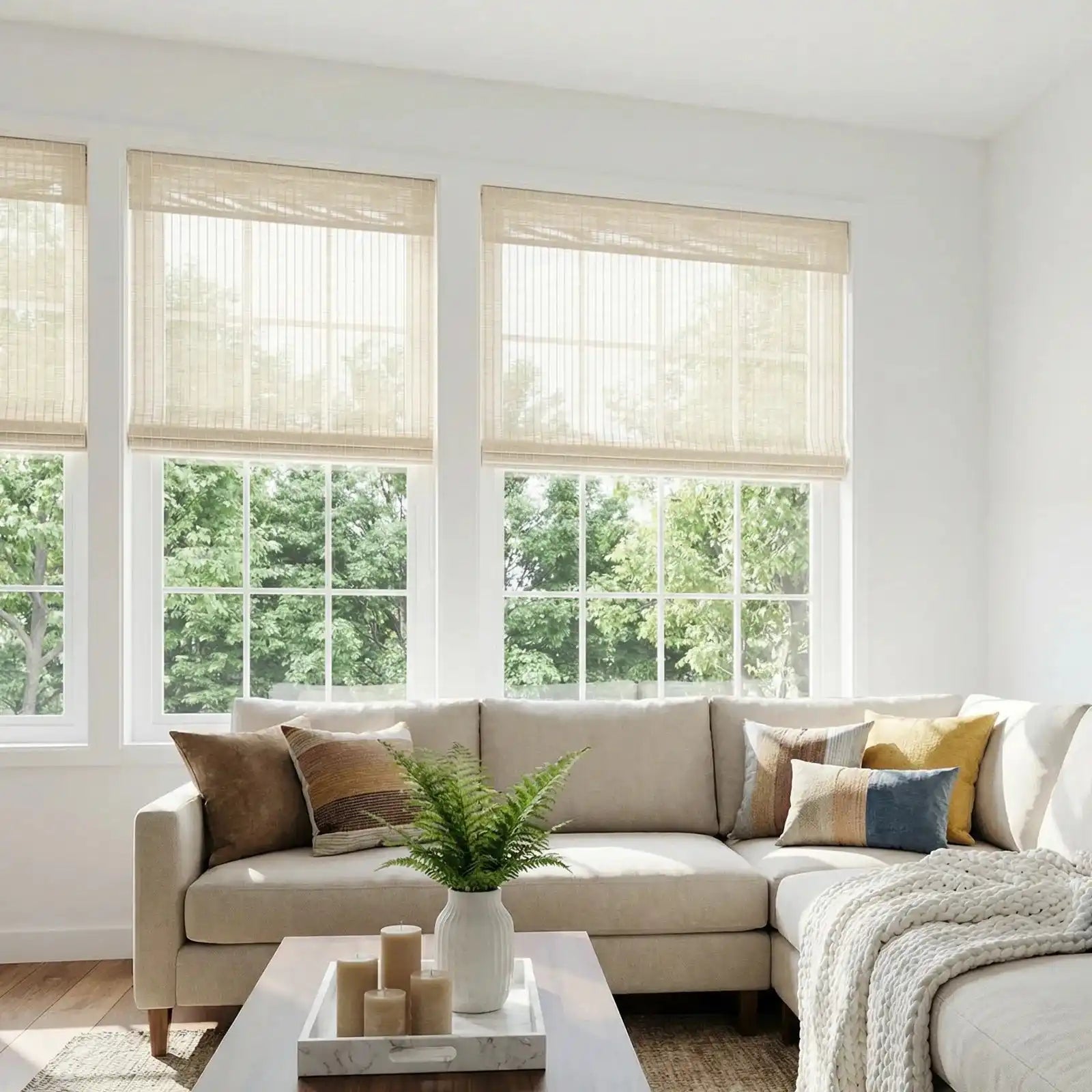 Kane Ramie Texture Wood Shades