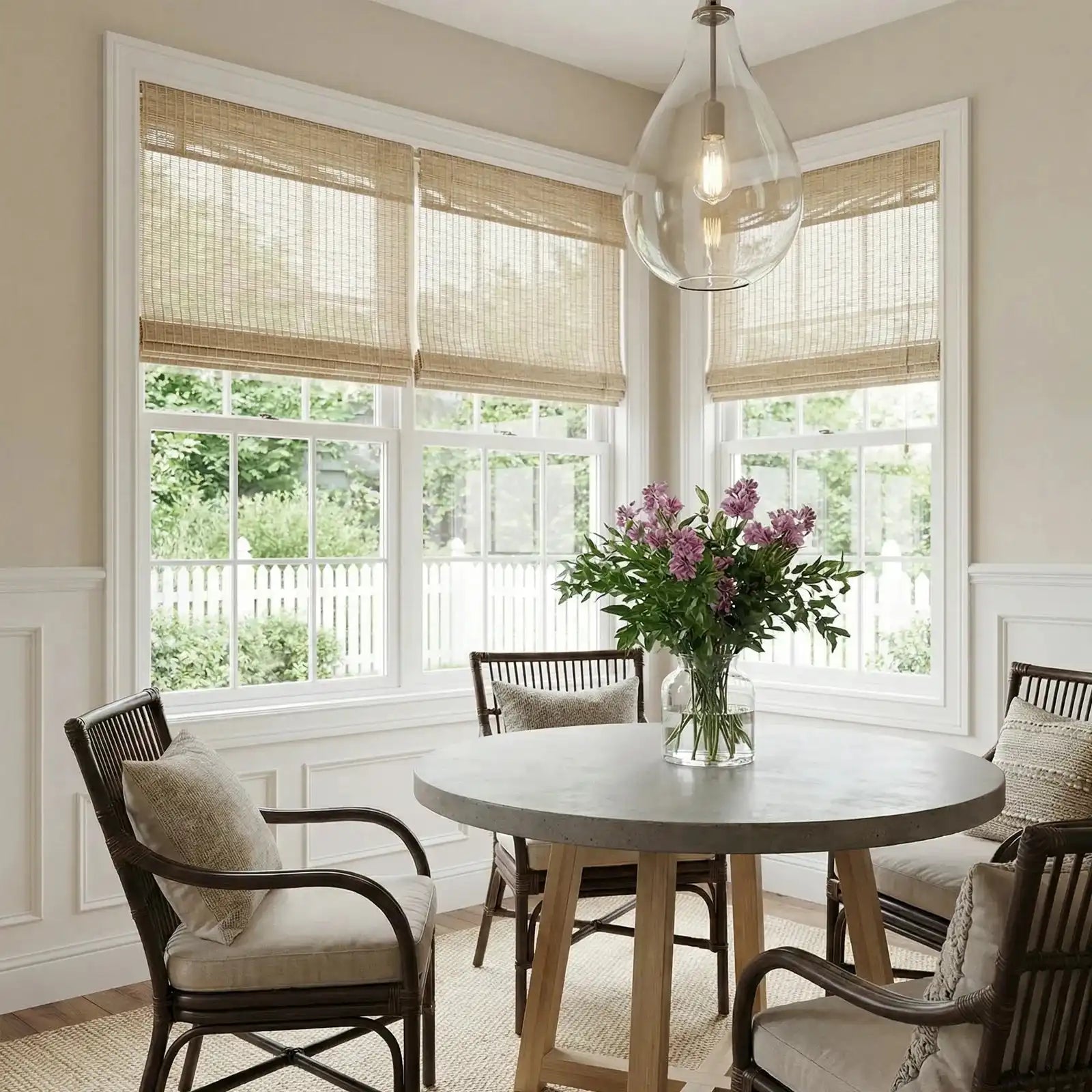 Kane Ramie Texture Wood Shades