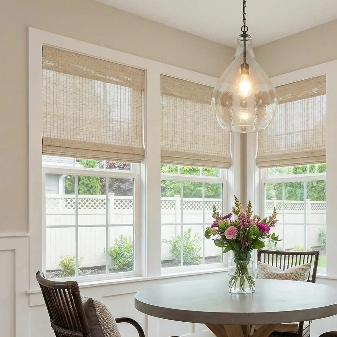 Kane Ramie Texture Wood Shades