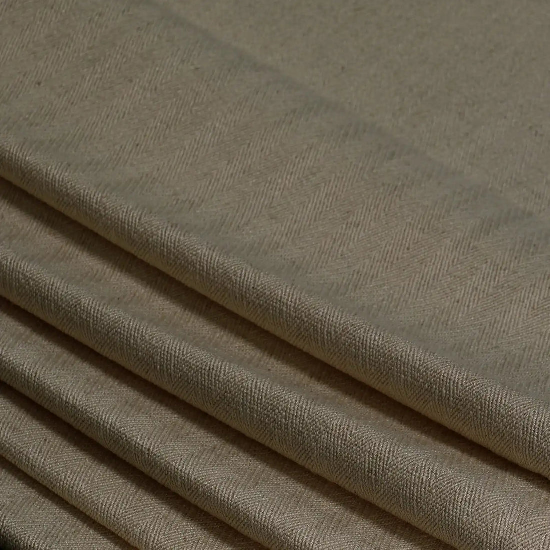 Lacey Herringbone Texture Linen Blend Curtains