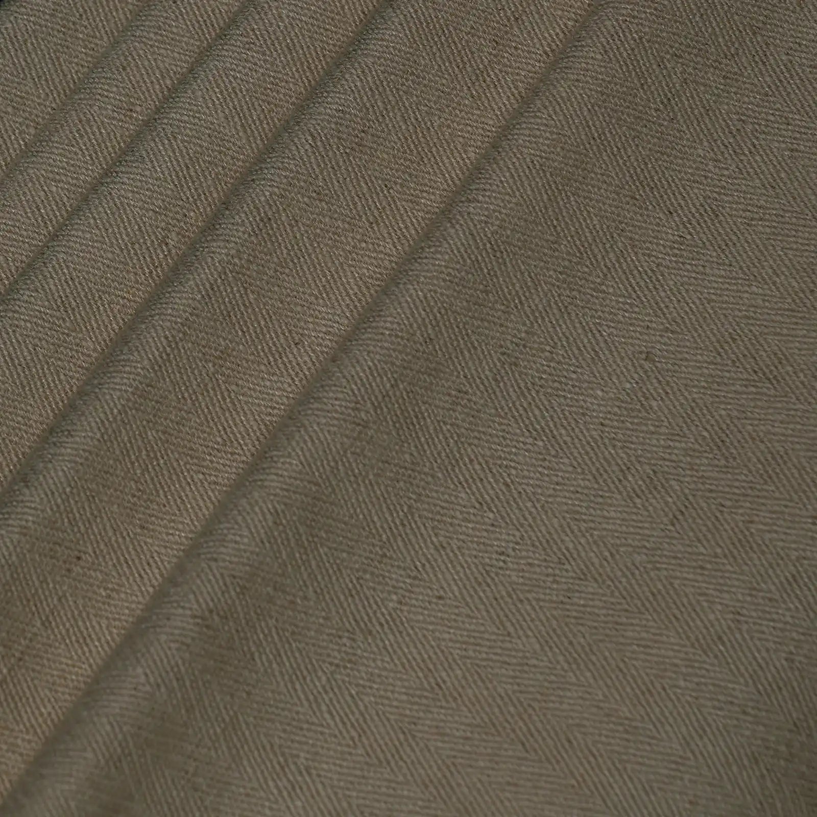Lacey Herringbone Texture Linen Blend Curtains
