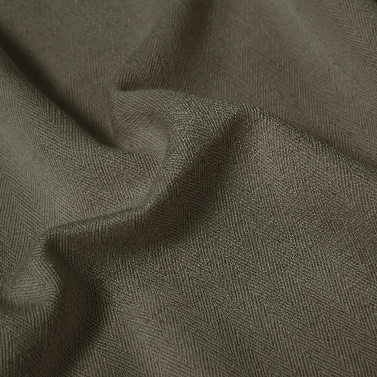 Lacey Herringbone Texture Linen Blend Curtains