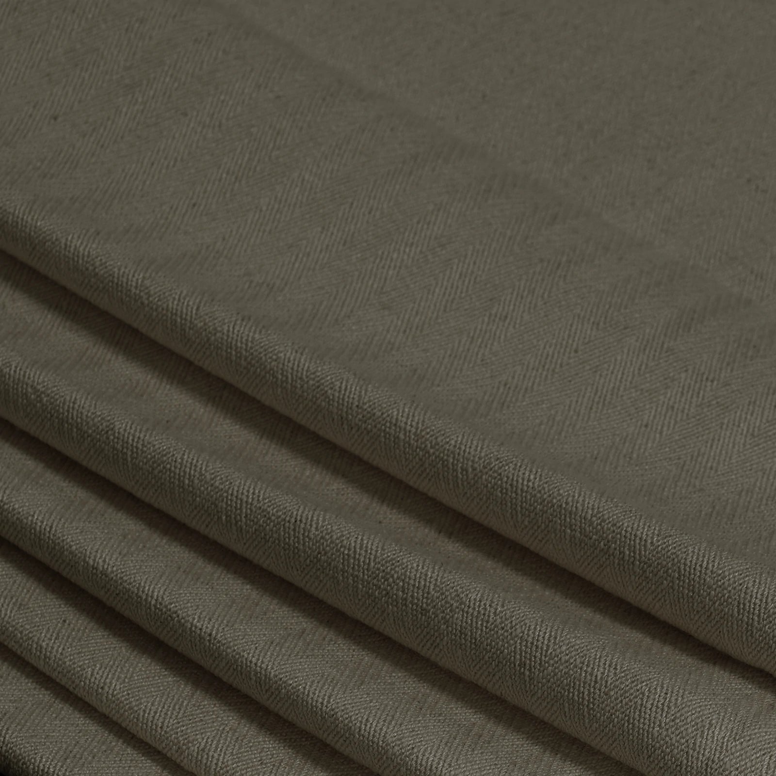 Lacey Herringbone Texture Linen Blend Curtains