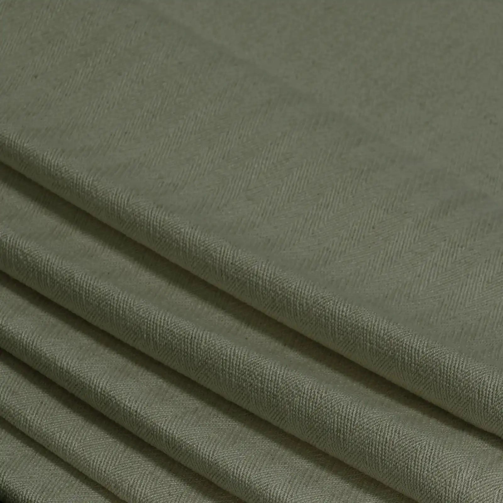 Lacey Herringbone Texture Linen Blend Curtains