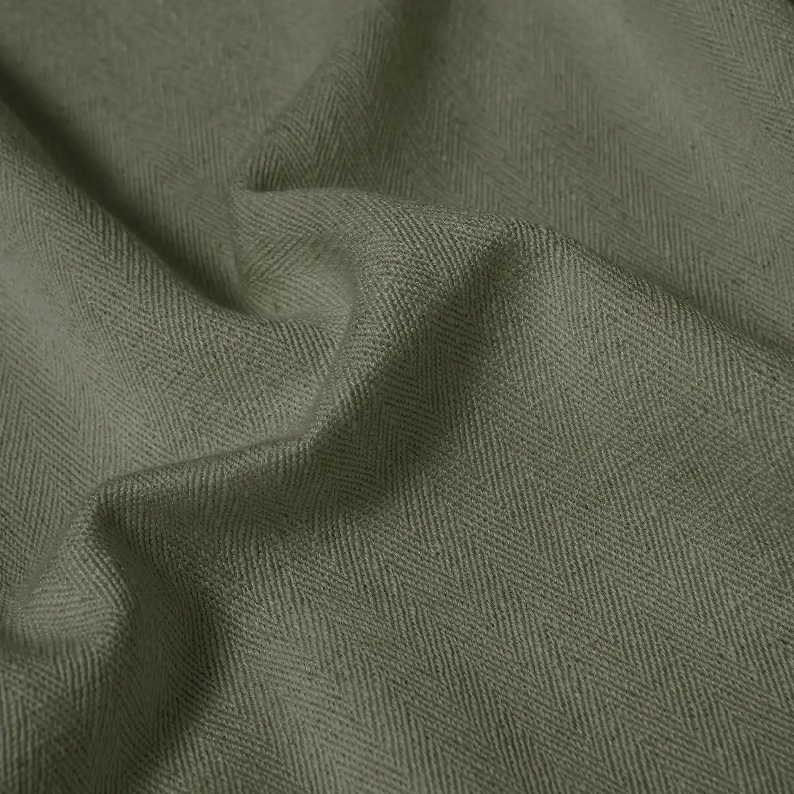 Lacey Herringbone Texture Linen Blend Curtains