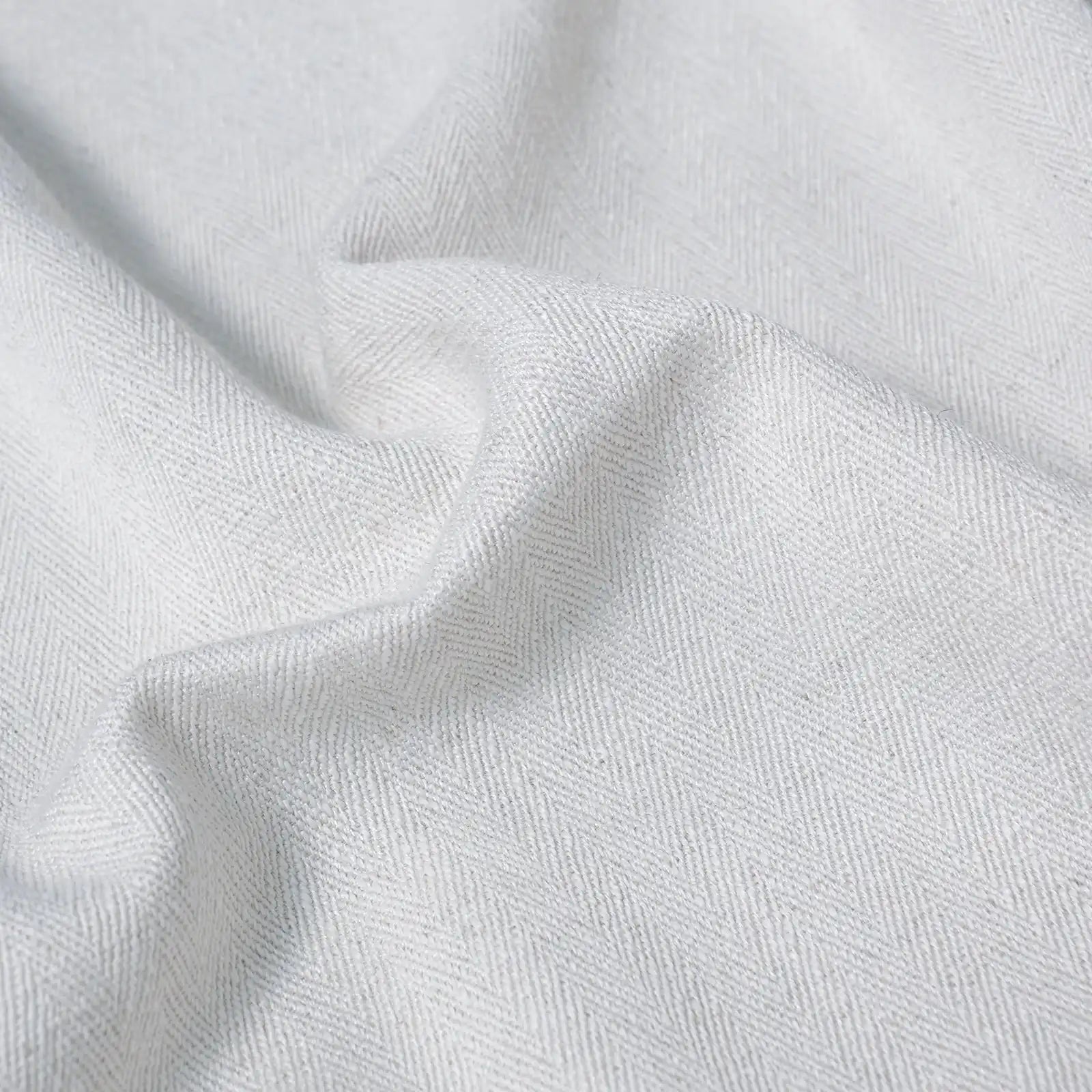 Lacey Herringbone Texture Linen Blend Curtains