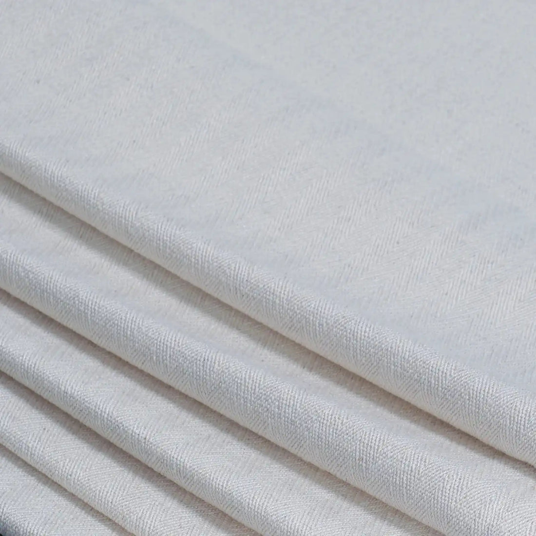 Lacey Herringbone Texture Linen Blend Curtains