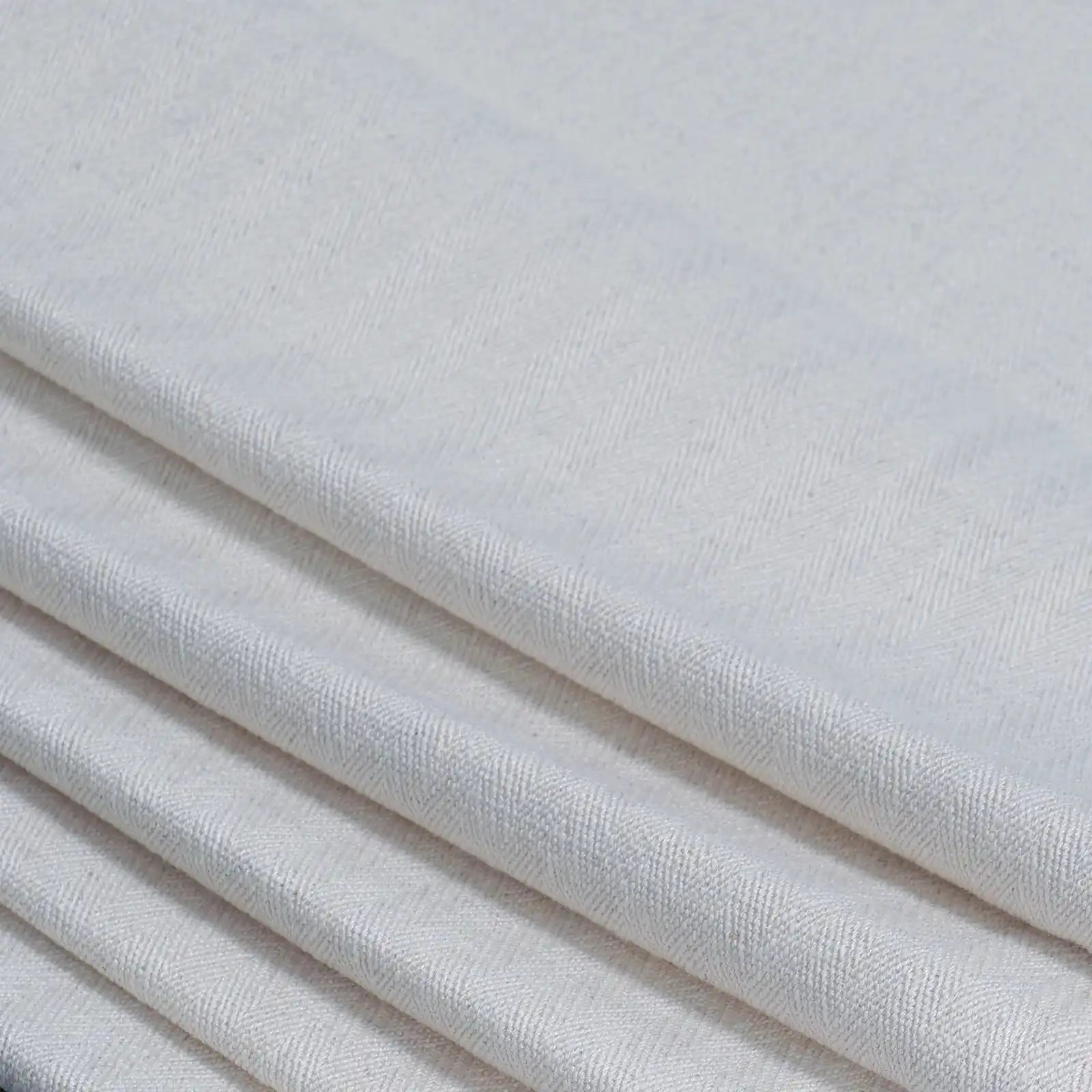 Lacey Herringbone Texture Linen Blend Curtains