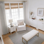 Lacey Herringbone Texture Linen Blend Curtains