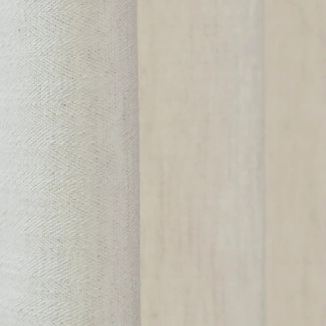 Lacey Herringbone Texture Linen Blend Curtains
