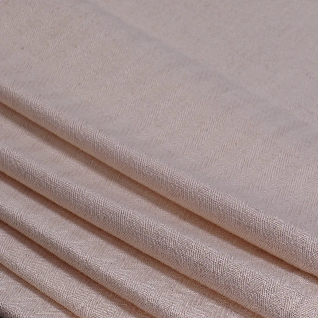 Lacey Herringbone Texture Linen Blend Curtains