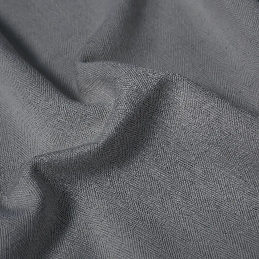 Lacey Herringbone Texture Linen Blend Curtains