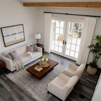 Lacey Herringbone Texture Linen Blend Curtains