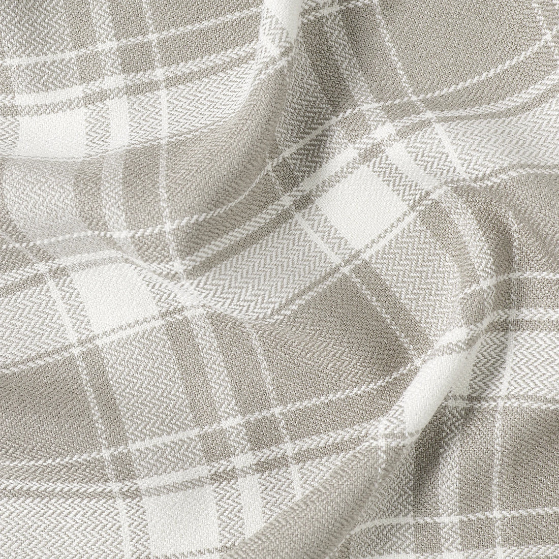 Linda Linen Plaid Striped Curtains
