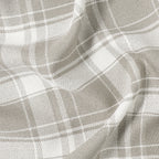 Linda Linen Plaid Striped Curtains