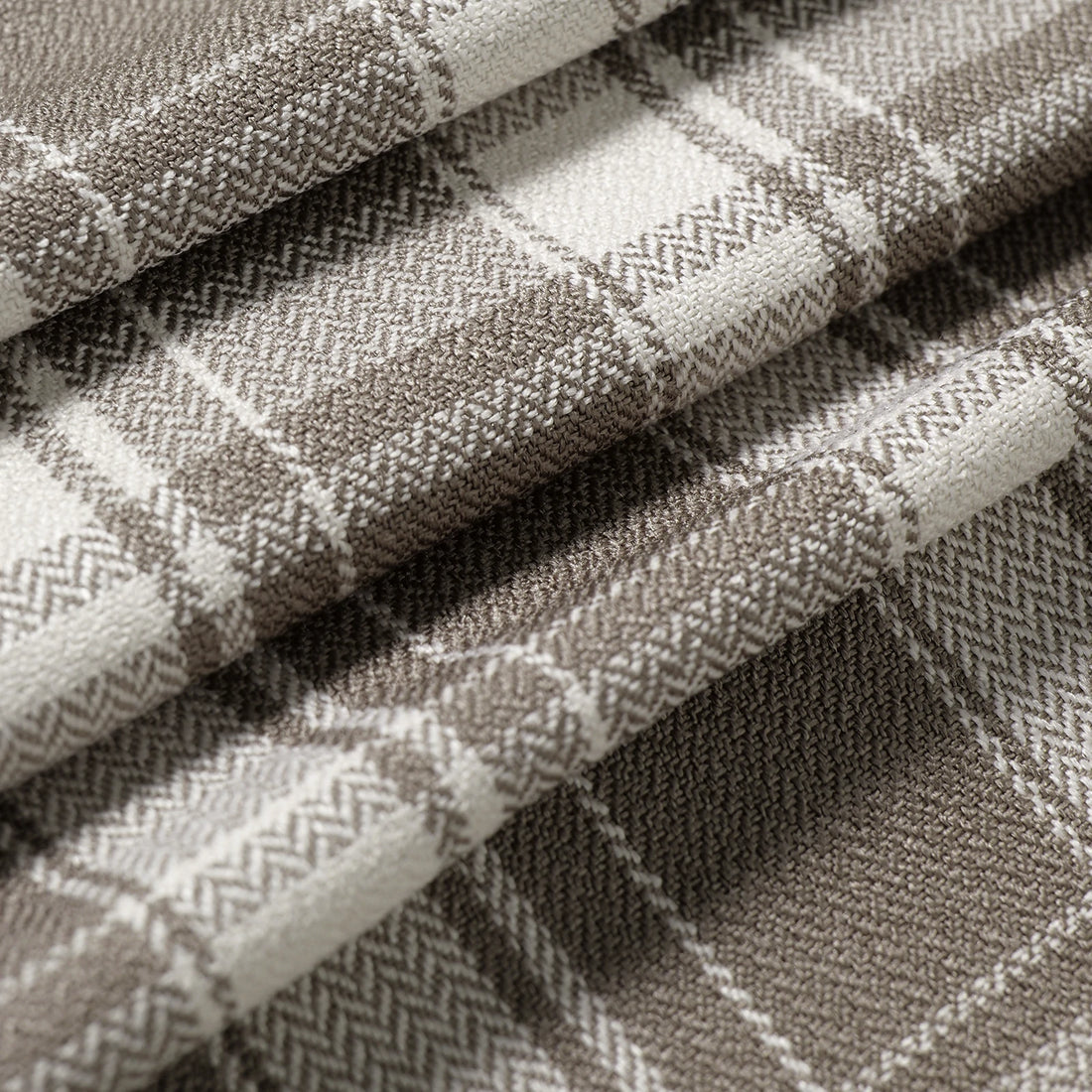 Linda Linen Plaid Striped Curtains