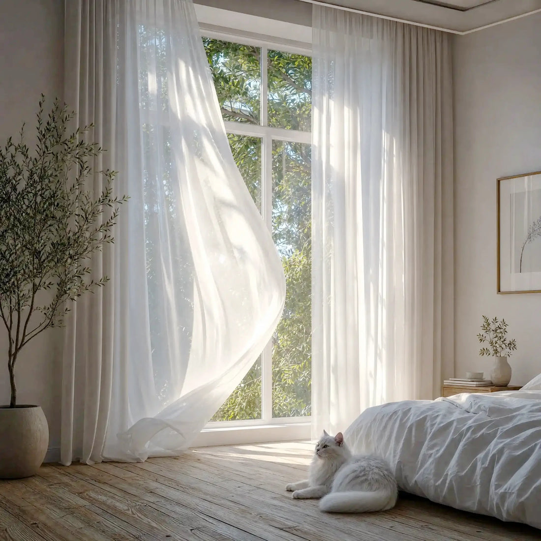 Lisa Semi Sheer Curtains
