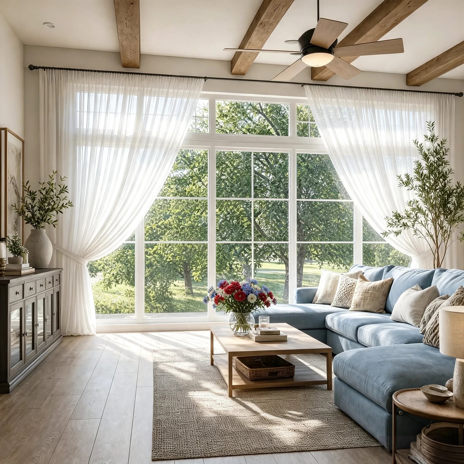 Lisa Semi Sheer Curtains