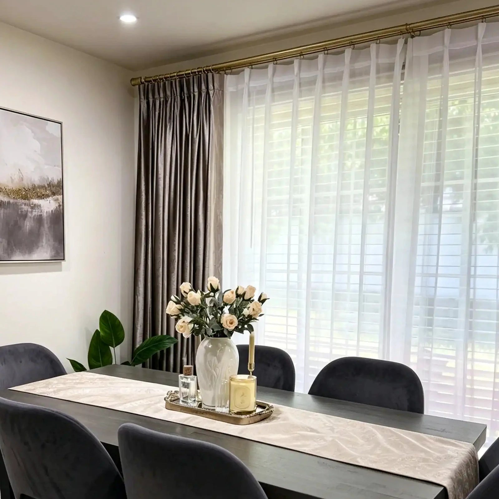 Lisa Semi Sheer Curtains