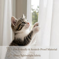 Lola Scratch Resistant Pet-Friendly Sheer Curtain
