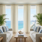 Lucas Cotton Look Blend Curtains