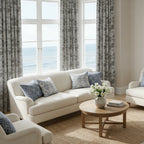 Luke Jacquard Textured Curtains