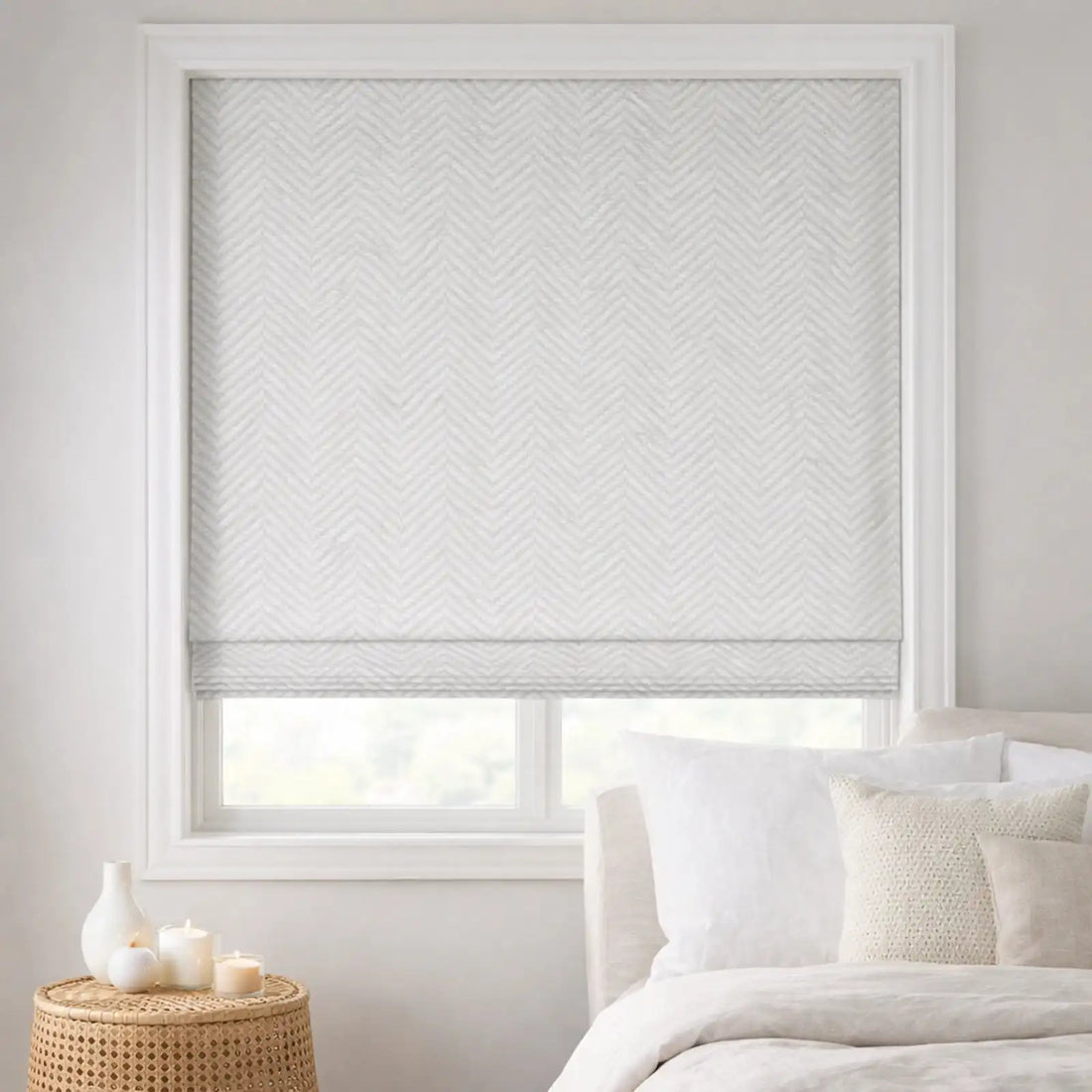 Mason Chevron Pattern Roman Shades
