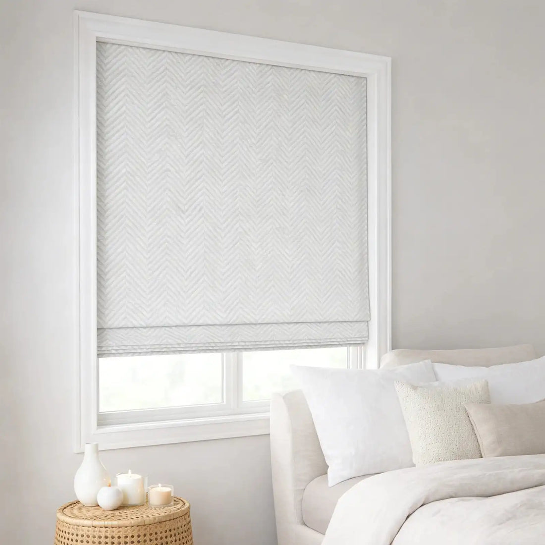 Mason Chevron Pattern Roman Shades