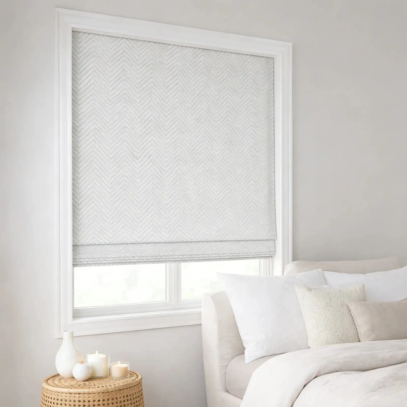Mason Chevron Pattern Roman Shades