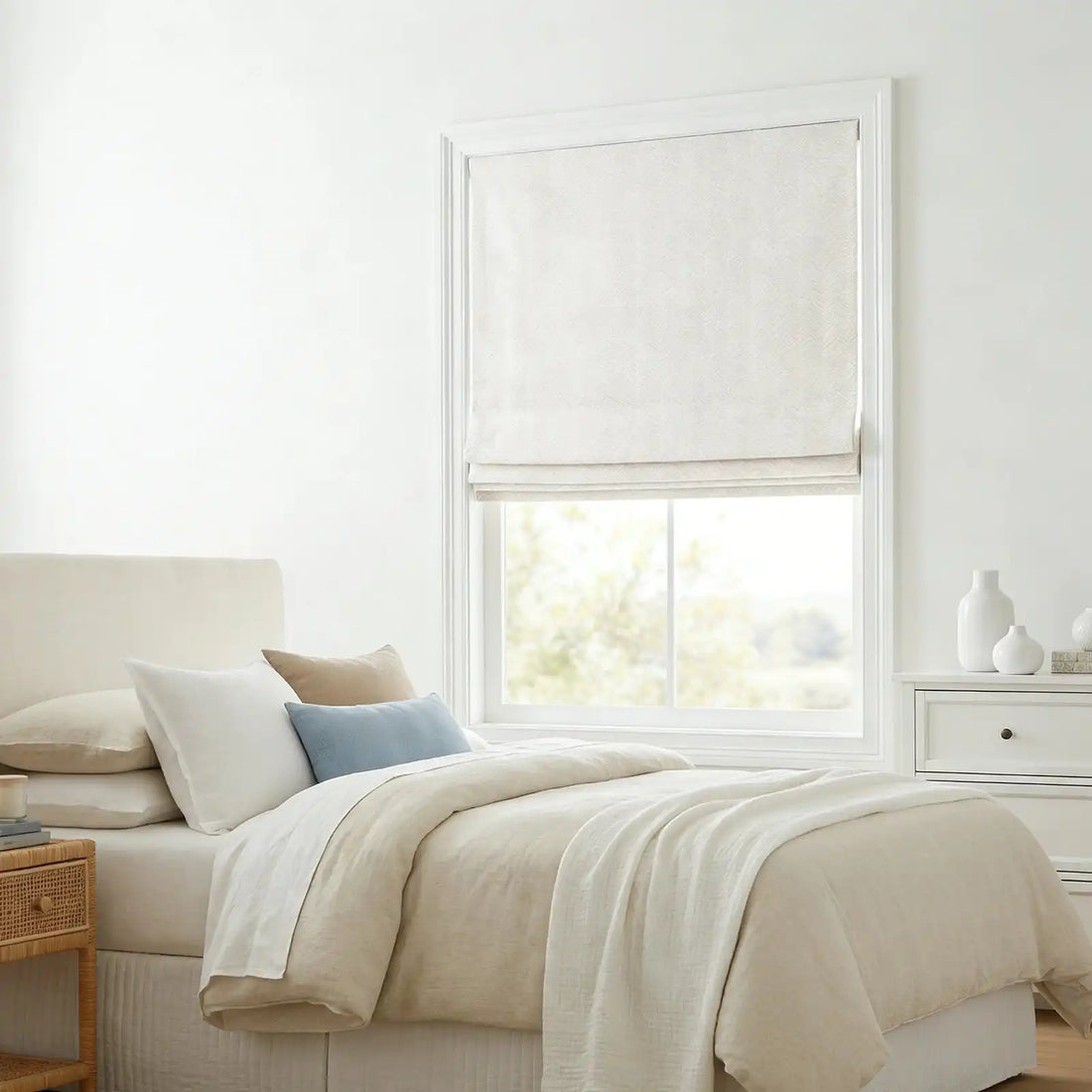 Mason Chevron Pattern Roman Shades