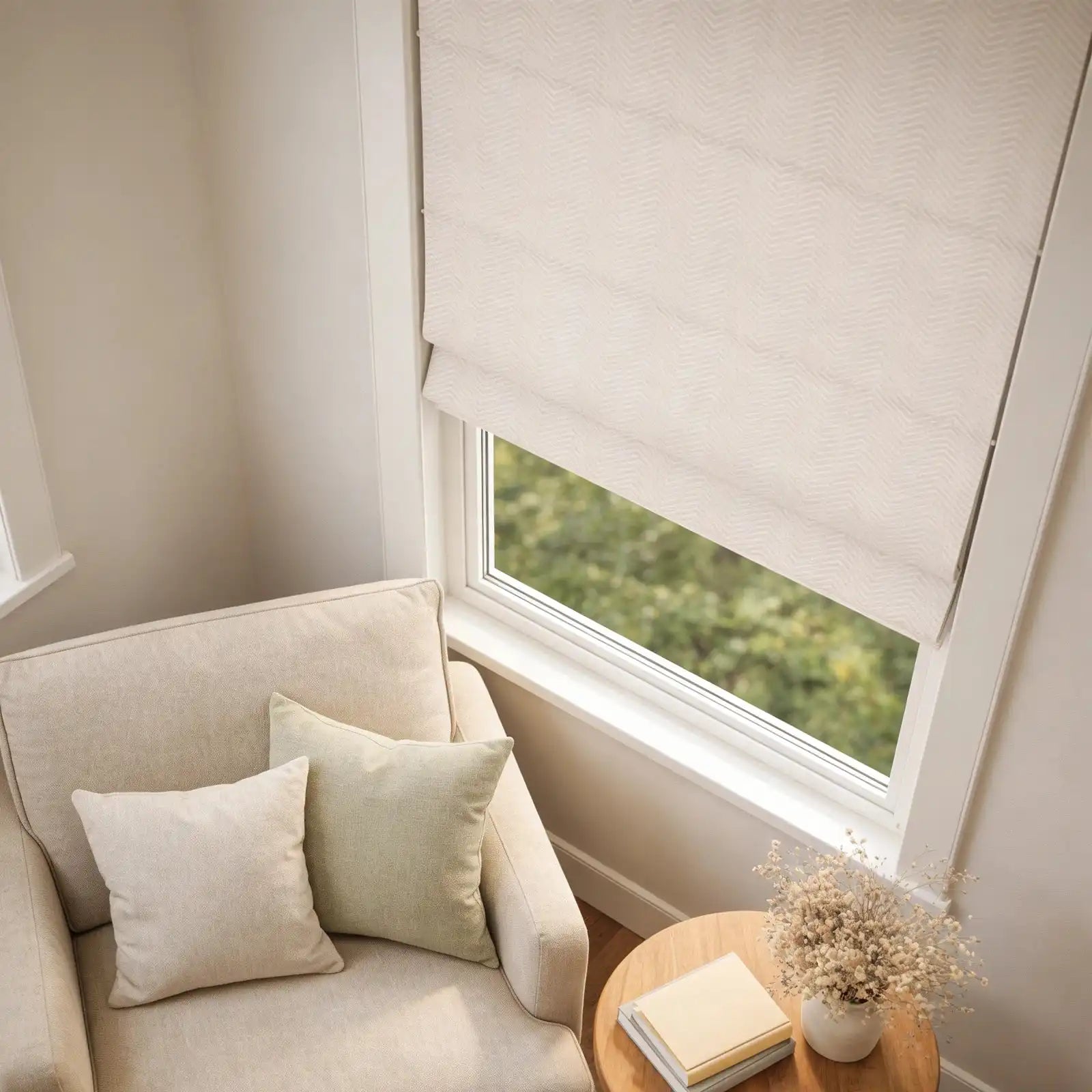 Mason Chevron Pattern Roman Shades