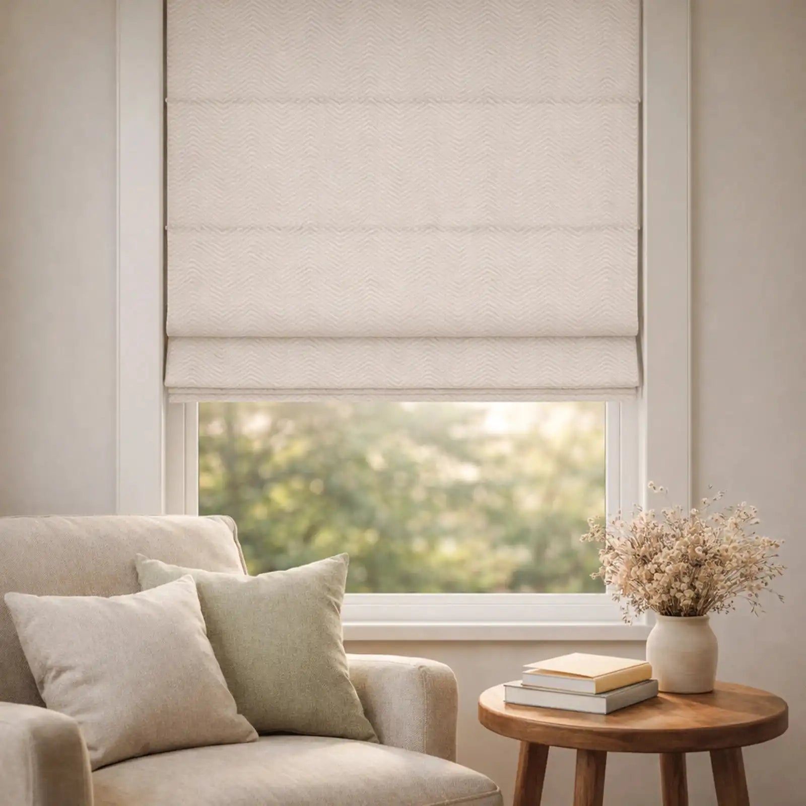 Mason Chevron Pattern Roman Shades