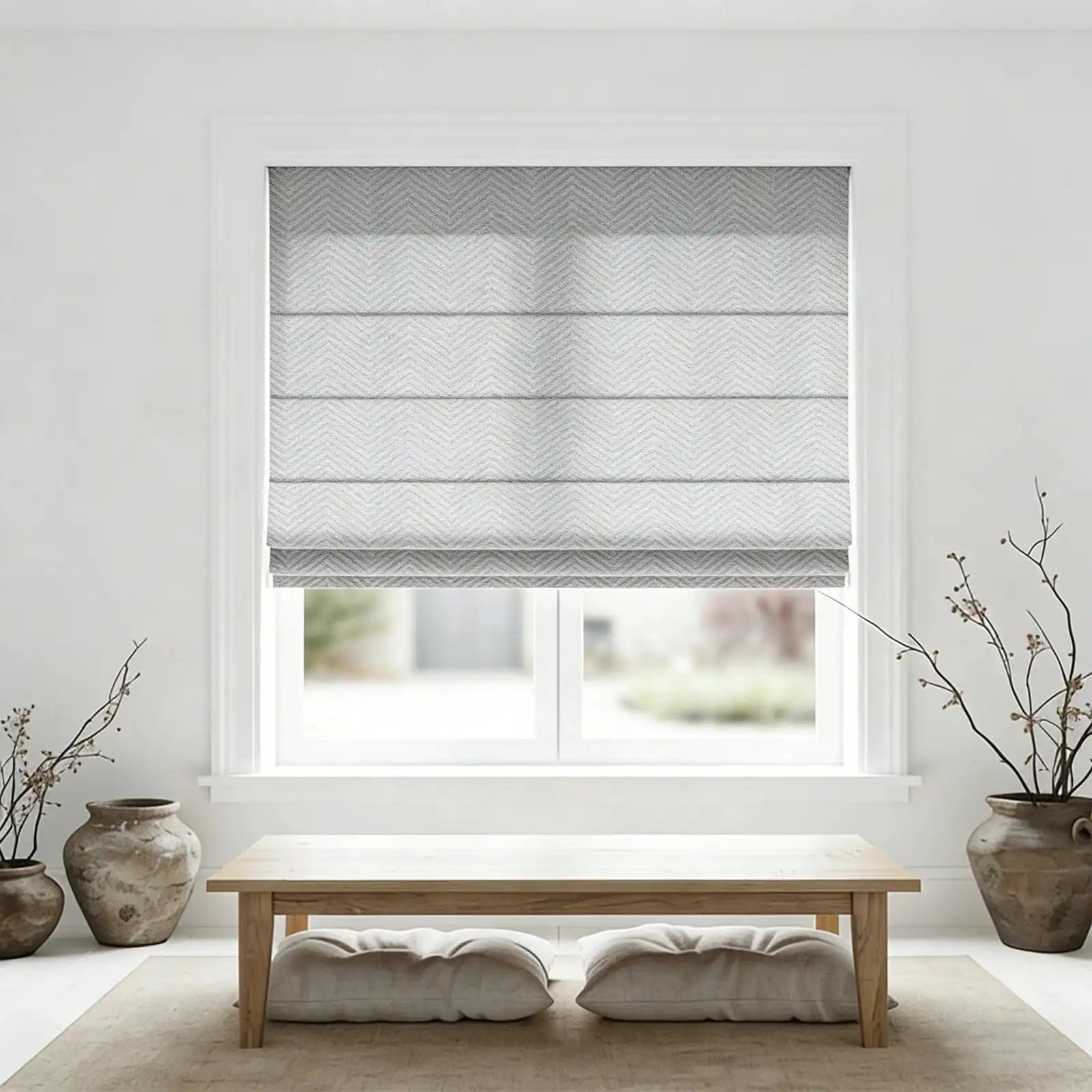 Mason Chevron Pattern Roman Shades