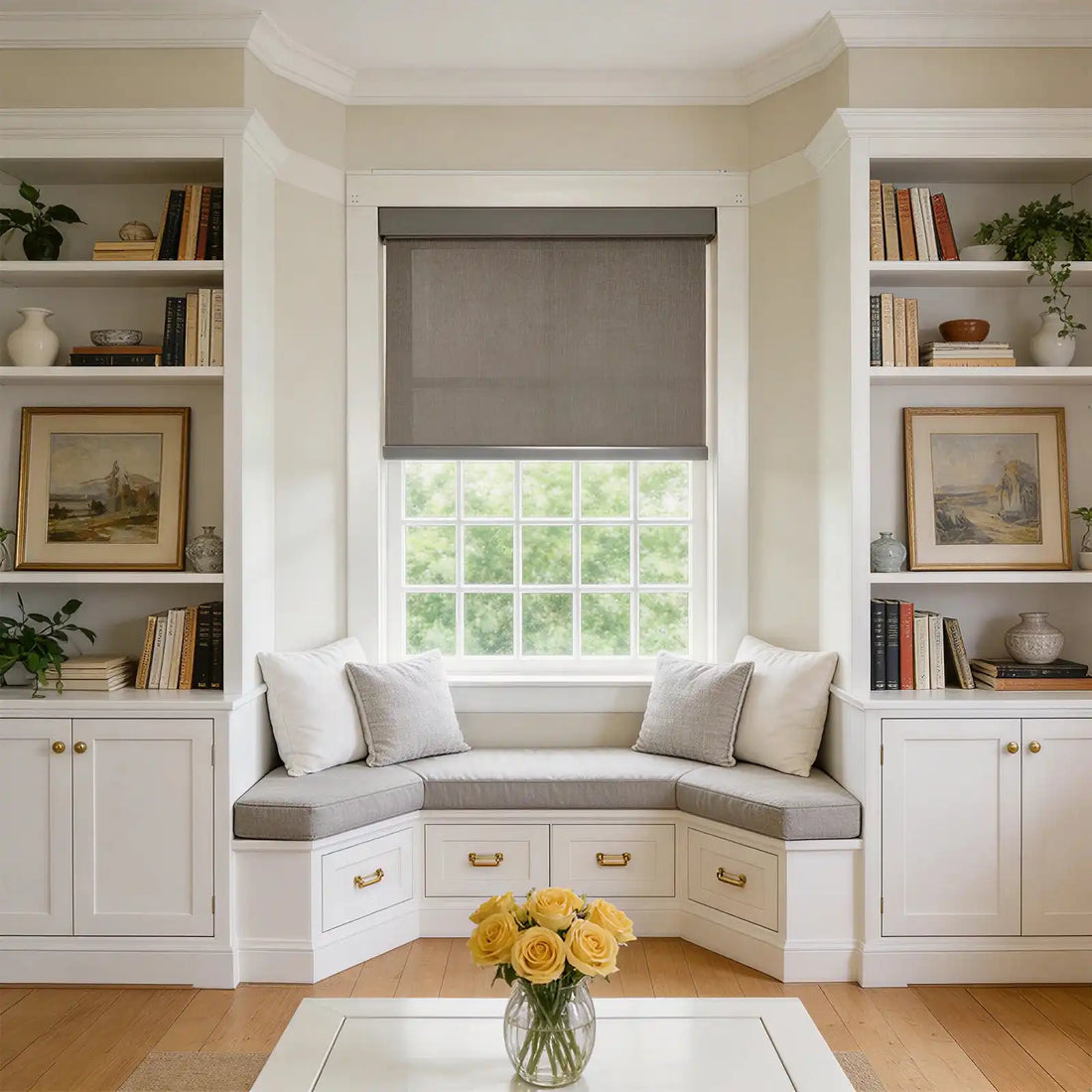 Milo Cross Weaving Boutique Roller Shade