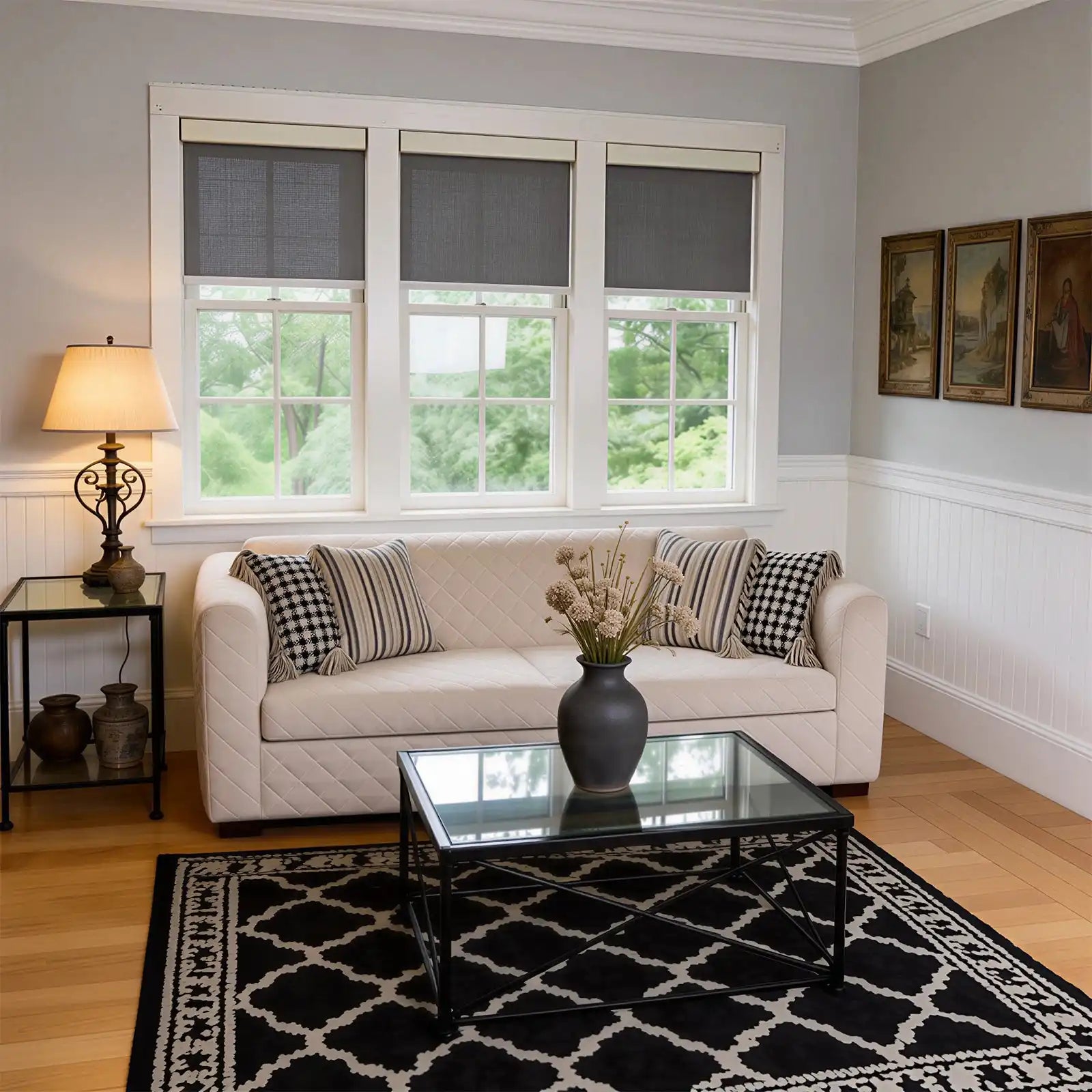 Milo Cross Weaving Boutique Roller Shade