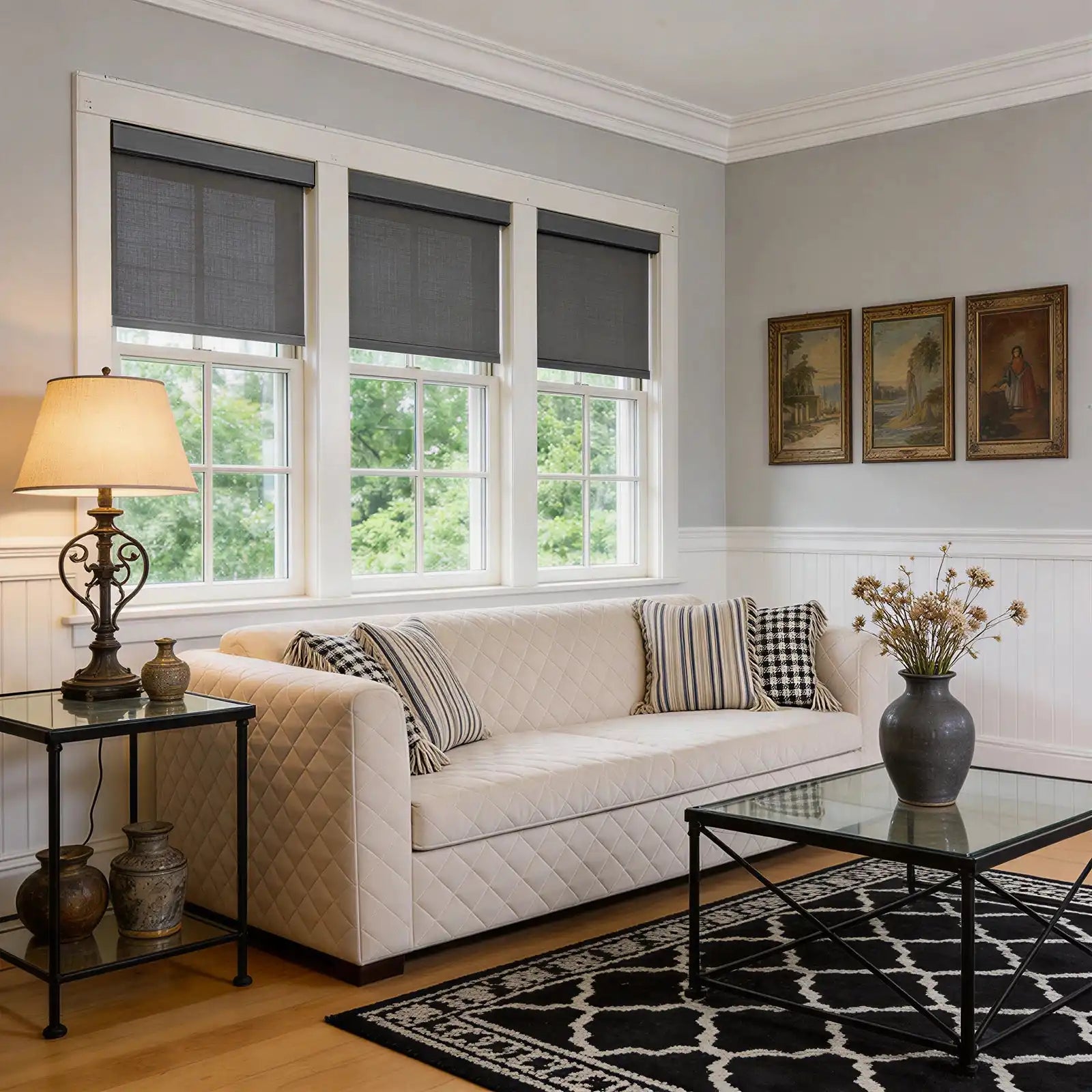 Milo Cross Weaving Boutique Roller Shade