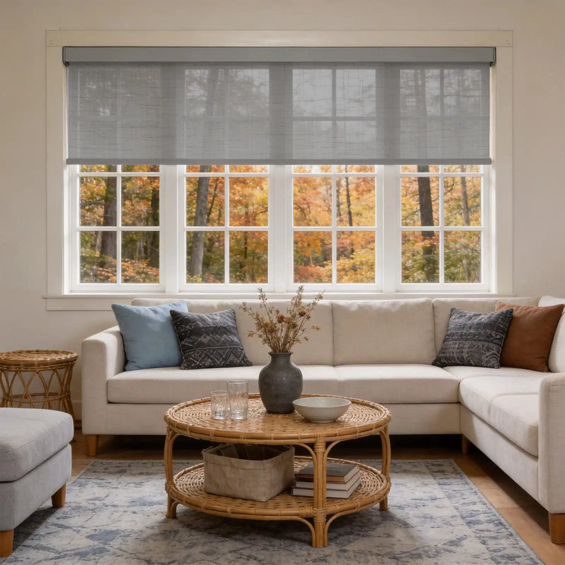 Milo Cross Weaving Boutique Roller Shade