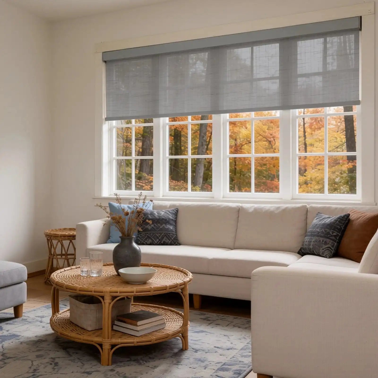 Milo Cross Weaving Boutique Roller Shade