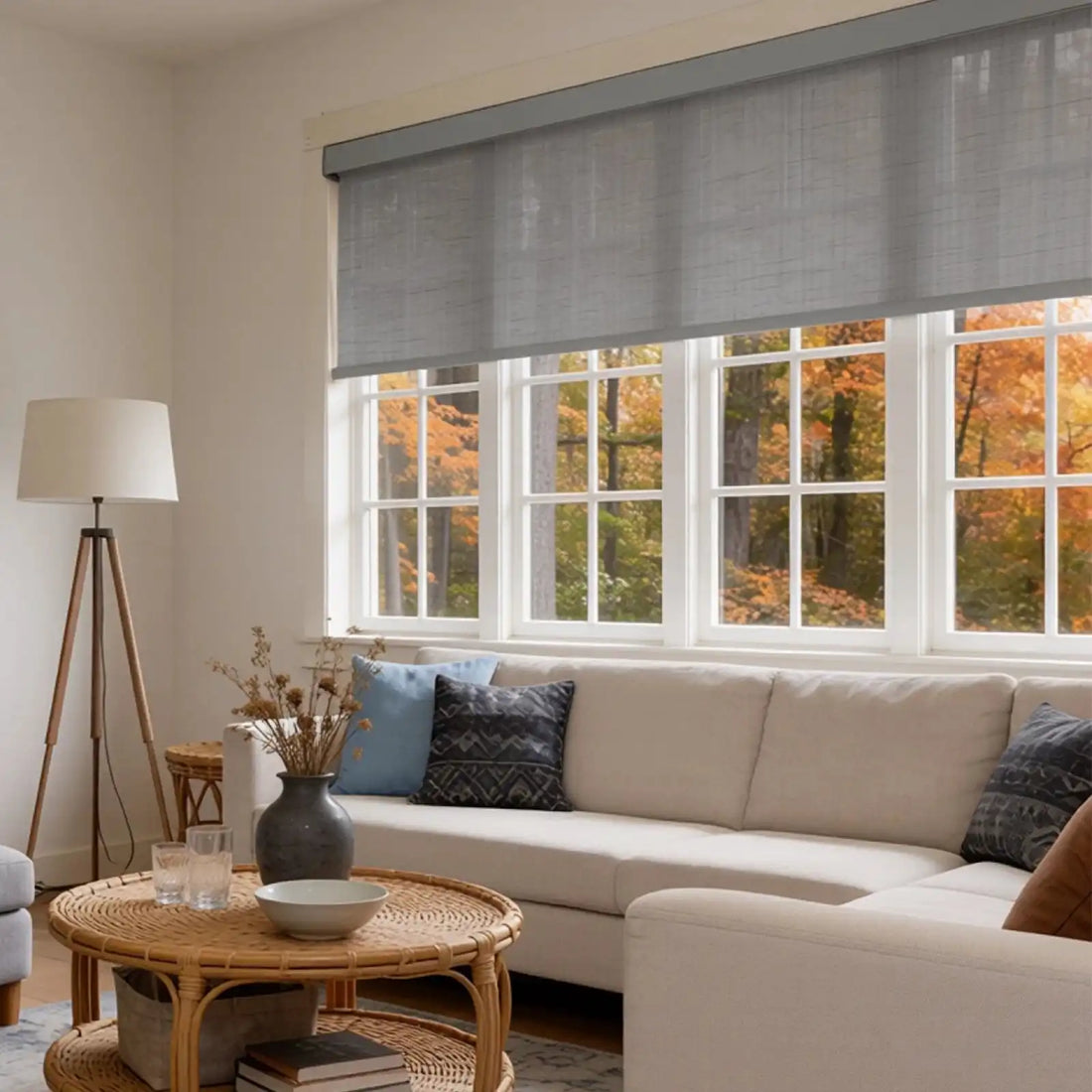 Milo Cross Weaving Boutique Roller Shade