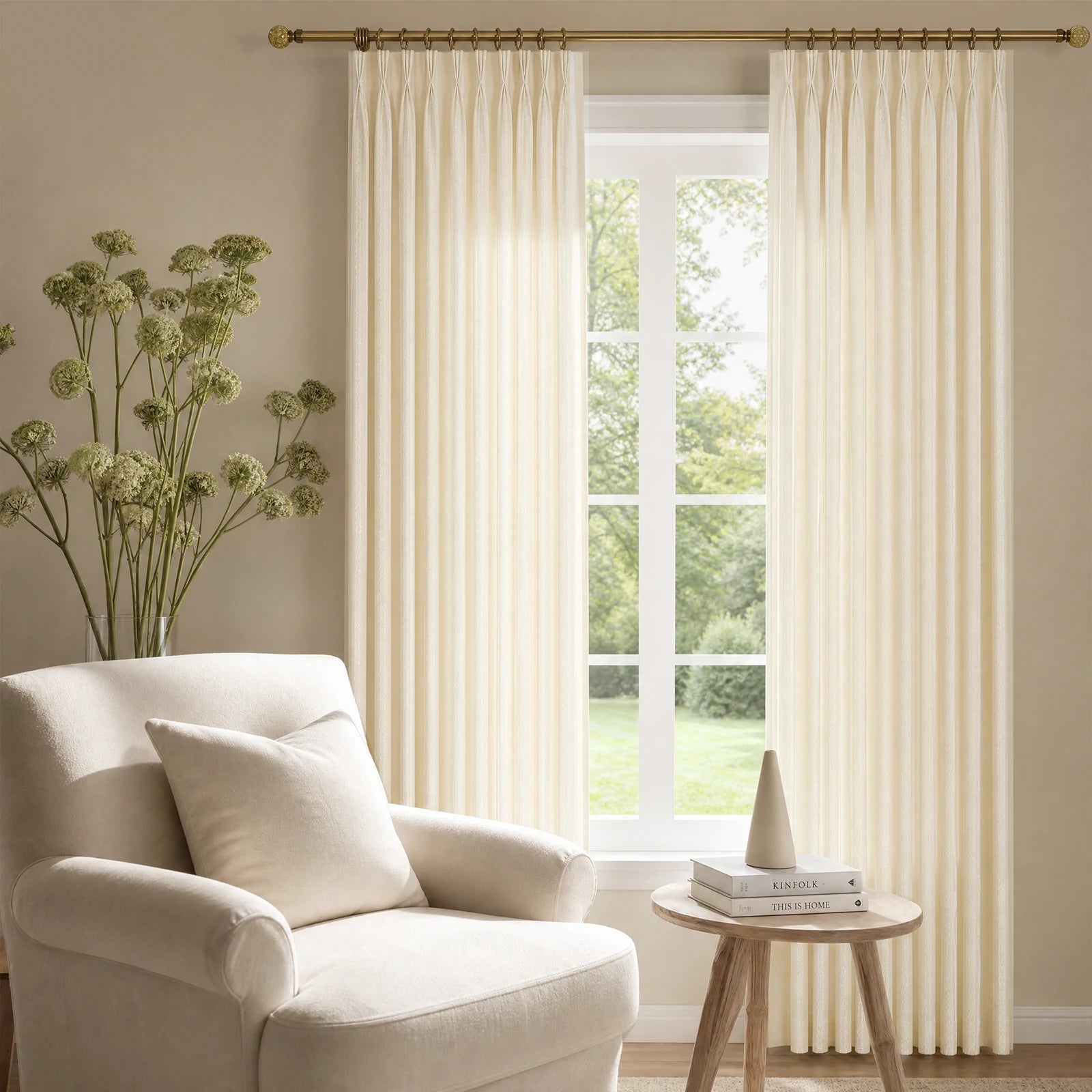 Ocean Woven Stripes Curtains