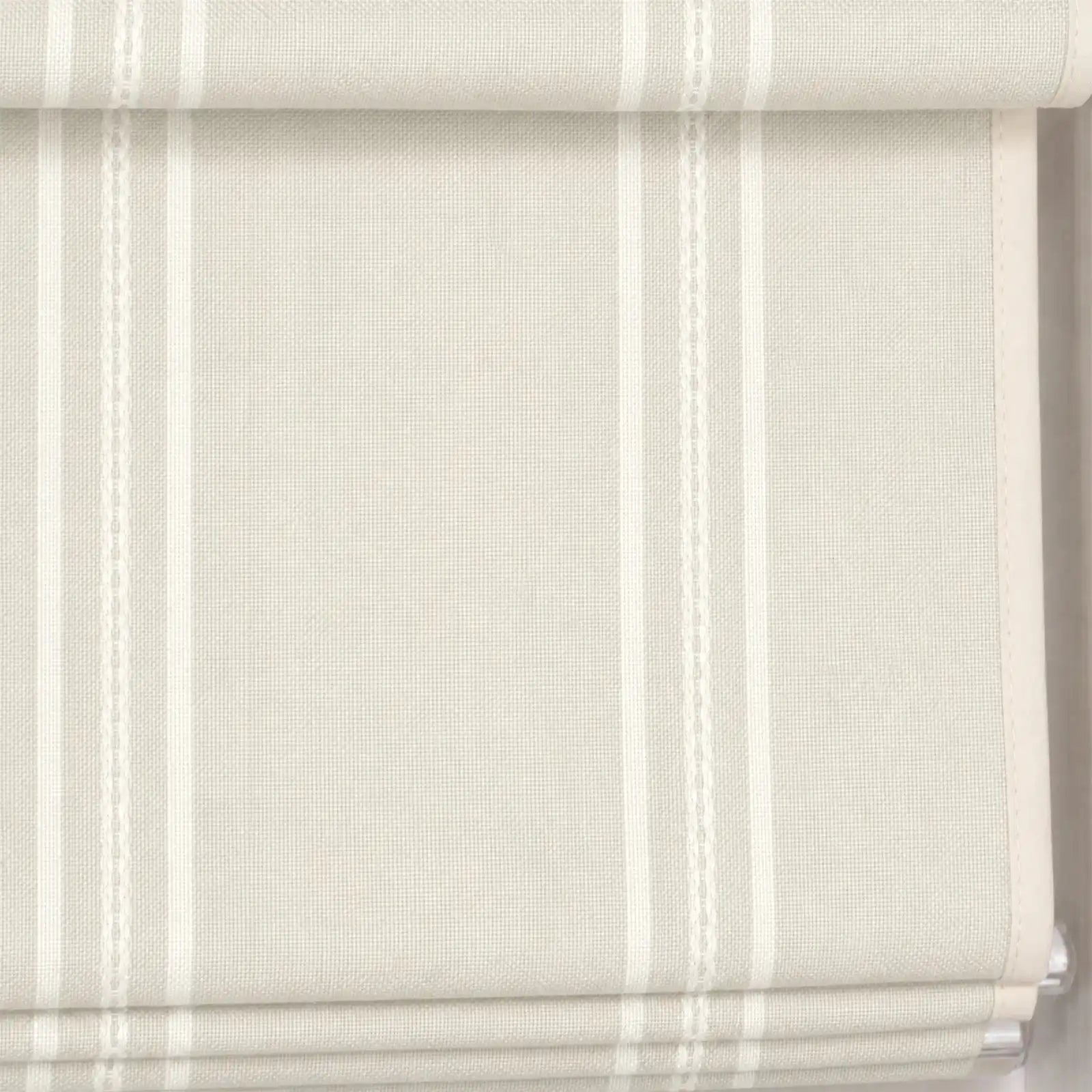 Ocean Woven Stripes Roman Shades