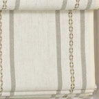 Ocean Woven Stripes Roman Shades