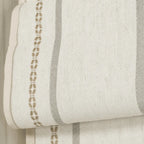 Ocean Woven Stripes Roman Shades