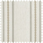 Ocean-Brown Stripes on Linen
