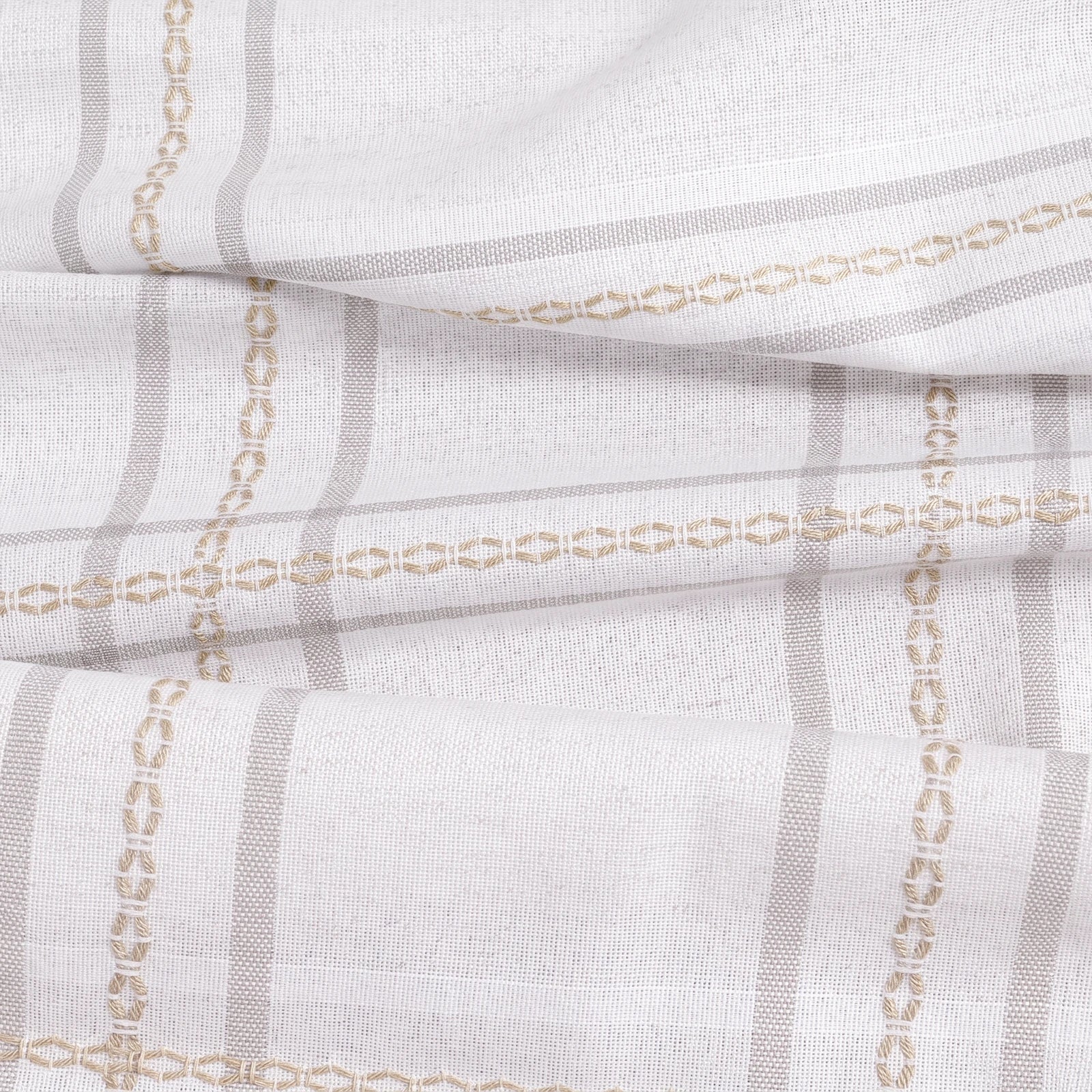Ocean Woven Stripes Curtains