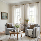 Ocean Woven Stripes Curtains