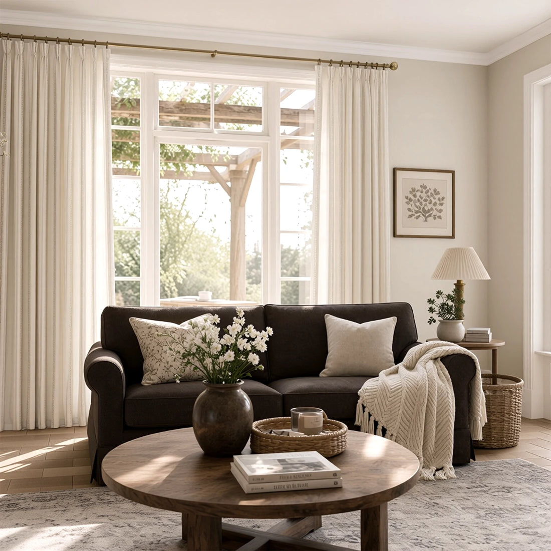 Ocean Woven Stripes Curtains